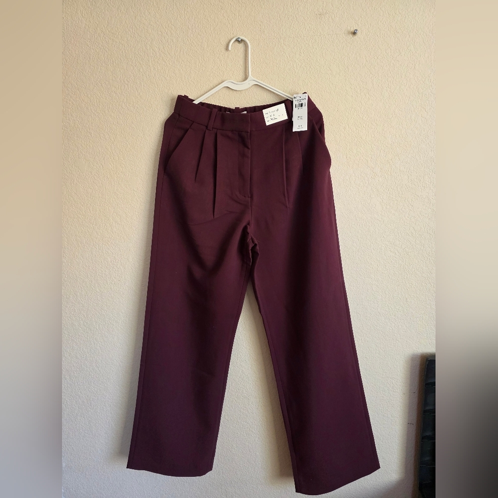 Abercrombie Elegant Burgundy Women's Pants